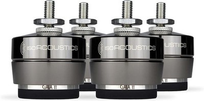 IsoAcoustics Gaia Series Isolation Feet for Speakers & Subwoofers (Gaia II,...