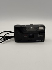 Minolta Freedom 35AF/QD 35mm Point  Shoot Film Camera autofocus flash date Work