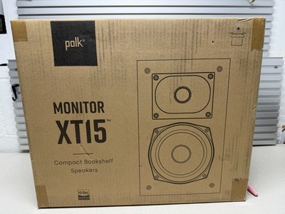 Polk Audio Monitor XT15 Compact High-Resolution Bookshelf Speakers - Pair