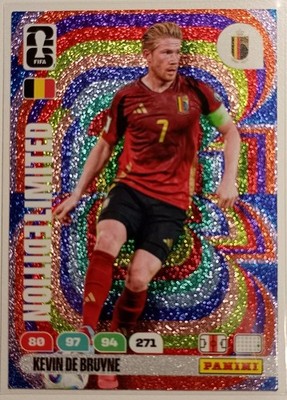 Kevin De Bruyne Panini Adrenalyn WM 2026 Limited Edition LE  Card Belgium