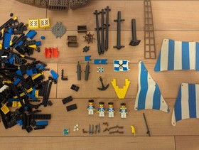 Lego Pirates Caribbean Clipper Set 6274 99% Complete With Minifigures 