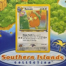 Pokémon Vintage Southern Islands Raticate 6/18 Rare Promo English 2001 on eBay