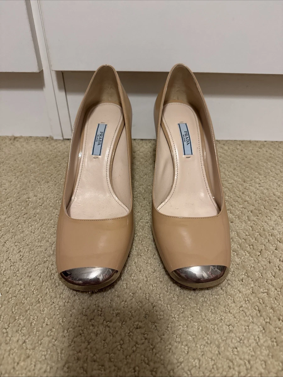 PRADA Block Beige Heels for Women for sale | eBay