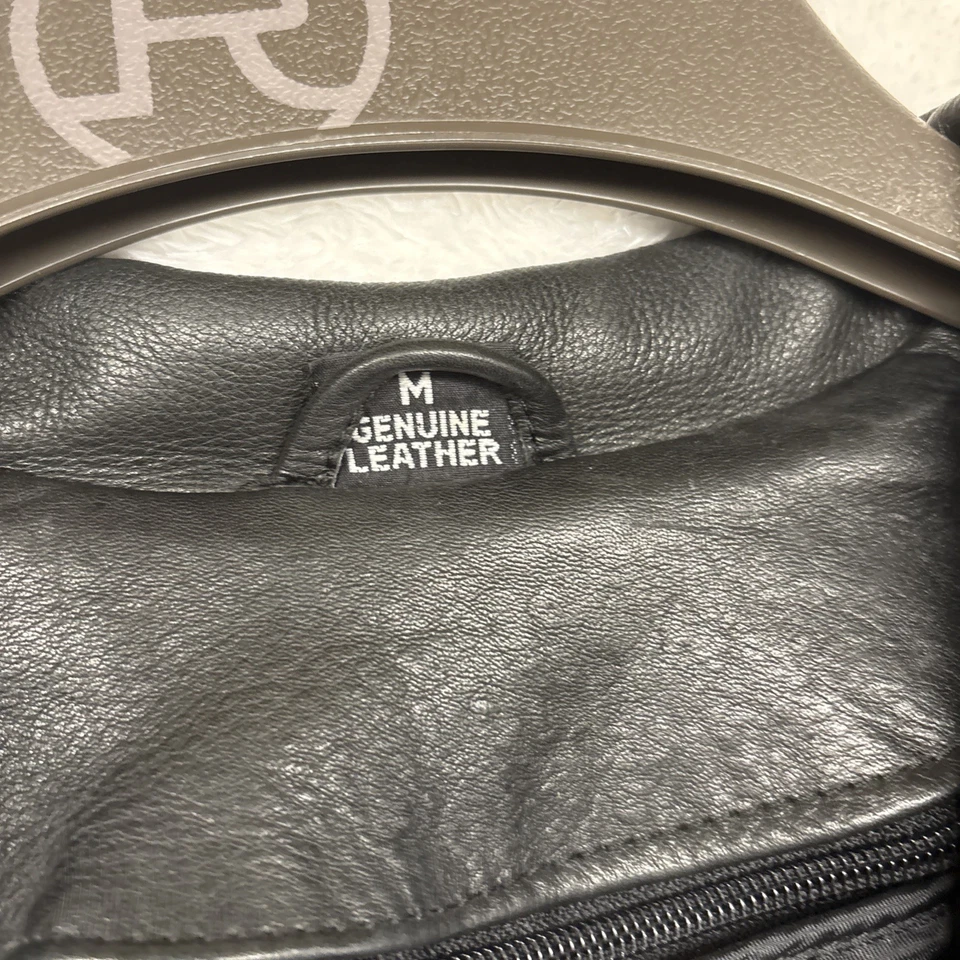 Equipo de cuero LG para mujer M cuero genuino trenzado forro extraíble motocicleta Foto 3 de 4