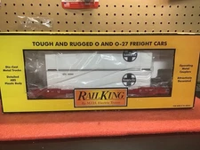 MTH Trains Railking 30-7644 Santa Fe Husky Stack Flat with Containers