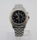Vintage Women’s Seiko Kinetic SS Black Dial 3M22-0A30 - Brand New Capacitor!