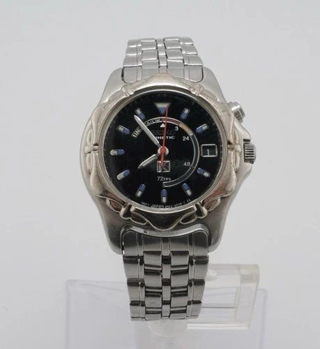 Vintage Women’s Seiko Kinetic SS Black Dial 3M22-0A30 - Brand New Capacitor!