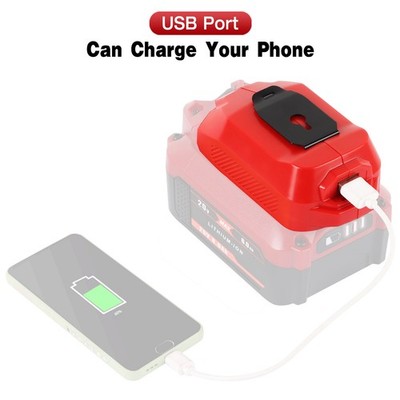 1x USB POWER SOURCE Adapter Work with Craftsman New 20V Li-Ion Battery- US STOCK