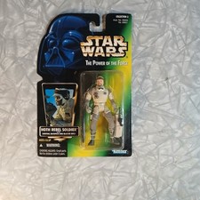 Star Wars Power of the Force Hoth Rebel Soldier Green No Holo Sticker 1996 NIB