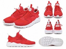 Nike Air Huarache Ultra Run Bright Crimson‎ Neon Red Shoes Men’s Size 9.5 NIKE AIR HUARACHE RUN ULTRA 819685 602 BRIGHT CRIMSON Red  main image 3