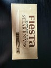 Vintage Fiesta Wood Handle Stainless Steel Steak Knives - 10 Pc Set — photo 1