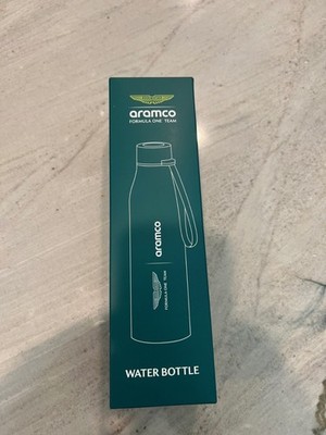 Aston Martin Aramco Formula One Team Water Bottle 500ml NEW MINT