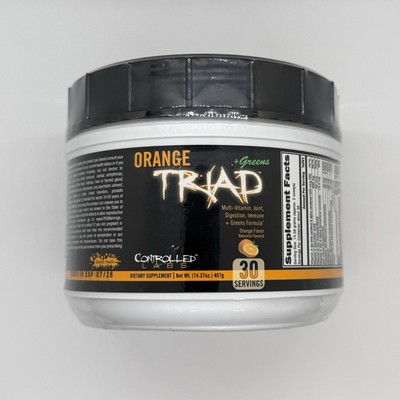 Controlled Labs ORANGE TRIAD + GREENS Joint, Digestion, Immune Drink 30 Servings