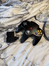 2.4G Wireless N64 Controller Rechargeable Gamedpad w/Rumble Pak for Nintendo 64