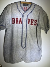 1940's MacGregor GoldSmith Braves Jersey Pants Baseball Phillip's Buick Company