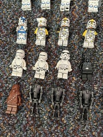 58 LEGO Star Wars Minifigure Lot- Admiral Thrawn, Ahsoka, Darth Maul, Unkar