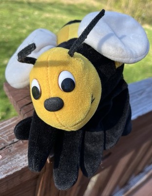Vintage Bumble Bee Glove Hand Puppet Plush 2838 Stuffed Animal 1993 Storytime