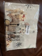 NIP Santa Christmas Table Runner 13  X72  -Free S H
