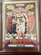 2025 Panini Prizm WNBA - Groovy 10 Caitlin Clark Indiana Fever