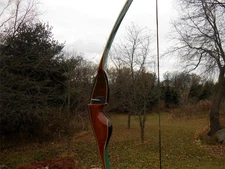 XCLEAN IA INDIAN ARCHERY MOHAWK 55# RH 52" RECURVE BOW + ORIGINAL SHIPPING BOX