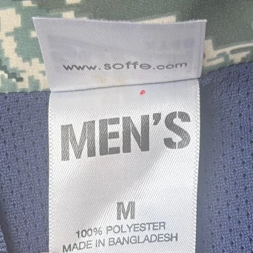 Soffe XT46 Zipper Jacket Mens Medium Blue New Camo Extreme Training image 9