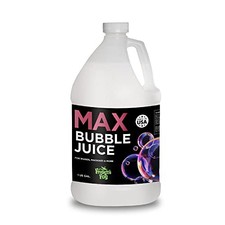 Froggy’s Fog® MAX Bubble Juice – Strong, Long-Lasting Bubbles Solution, 1 Gal...