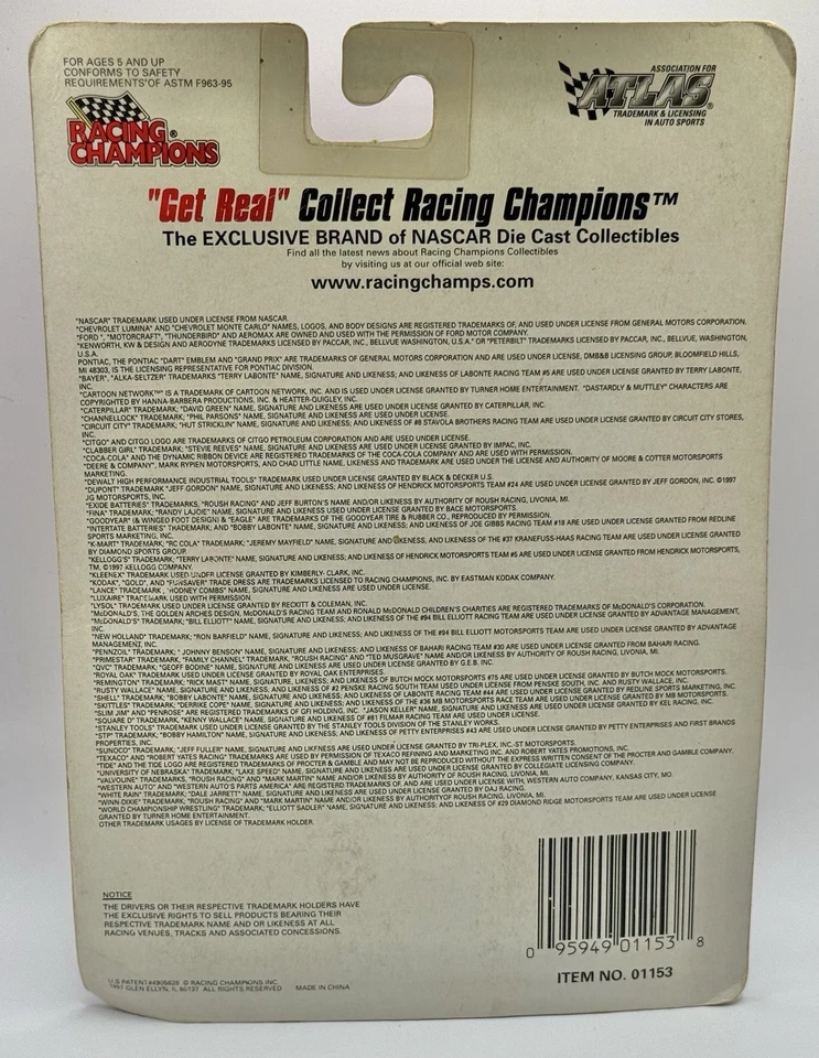 1997 Dale Jarrett #32 Racing Champions SIGNED 1:64 Die Cast Car Autograph NASCAR - Image 4 of 4