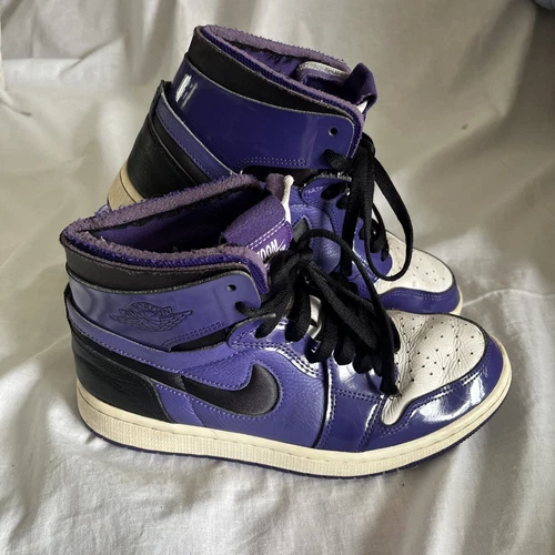 Nike Air Jordan 1 zoom air comfort viola nere taglia 5 alte