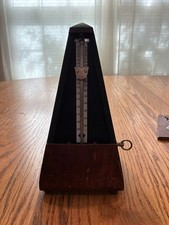 Vintage Wittner Taktell Wooden Pyramid Metronome - Made in W. Germany - Working