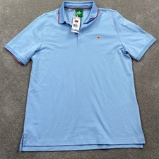 Adidas Originals Mens F Solid Polo LC Clear Sky Blue Trefoil JH3863 New Size M