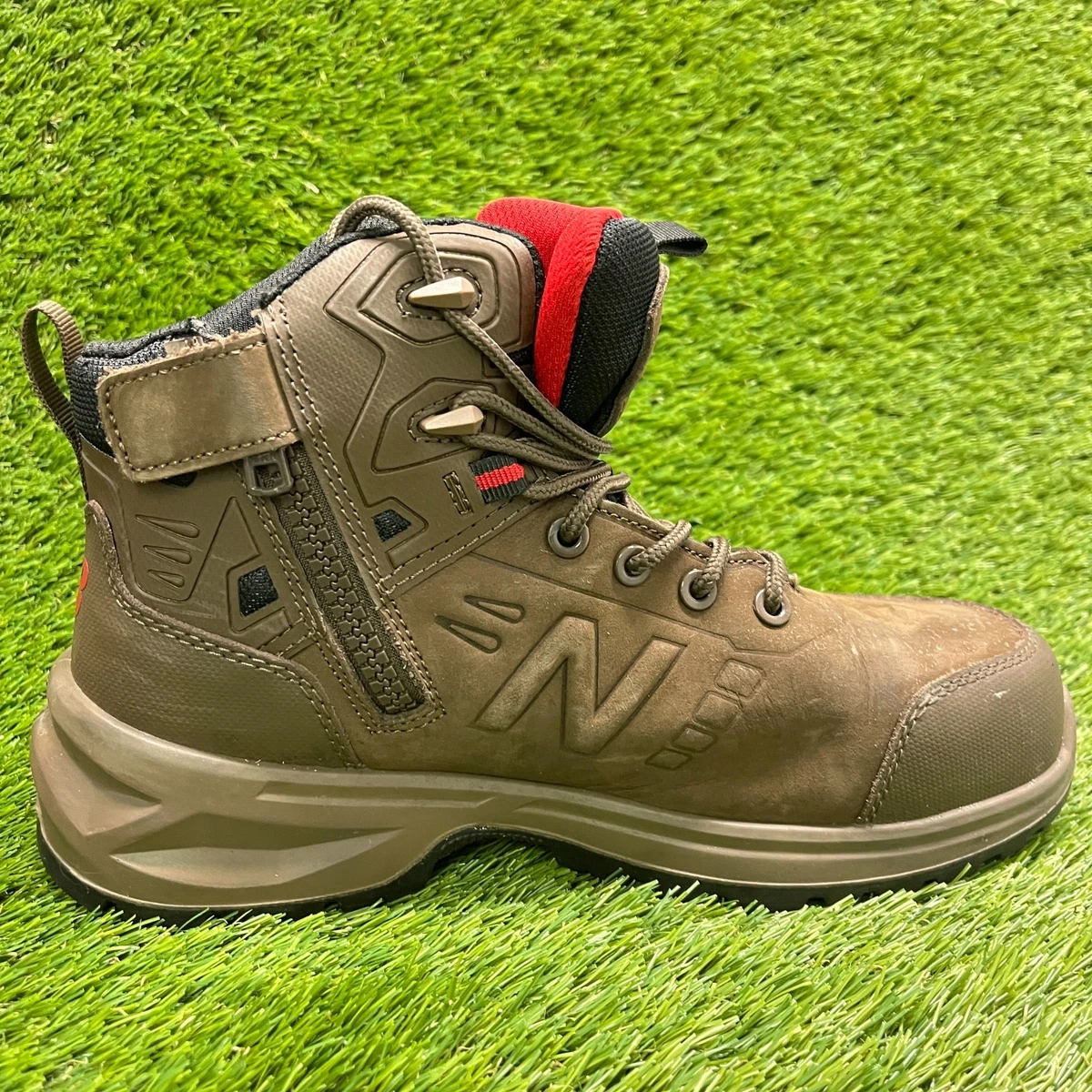 New Balance Calibre Mens Size 7.5 4E Brown Composite Toe Safety Work Boots