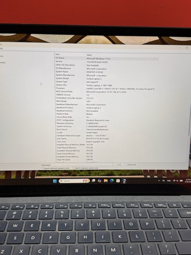 Microsoft Surface Laptop 3 13,5" i7 10a generazione 1,3 GHz-16 GB 512 GB Windows 11pro - Foto 5 di 11