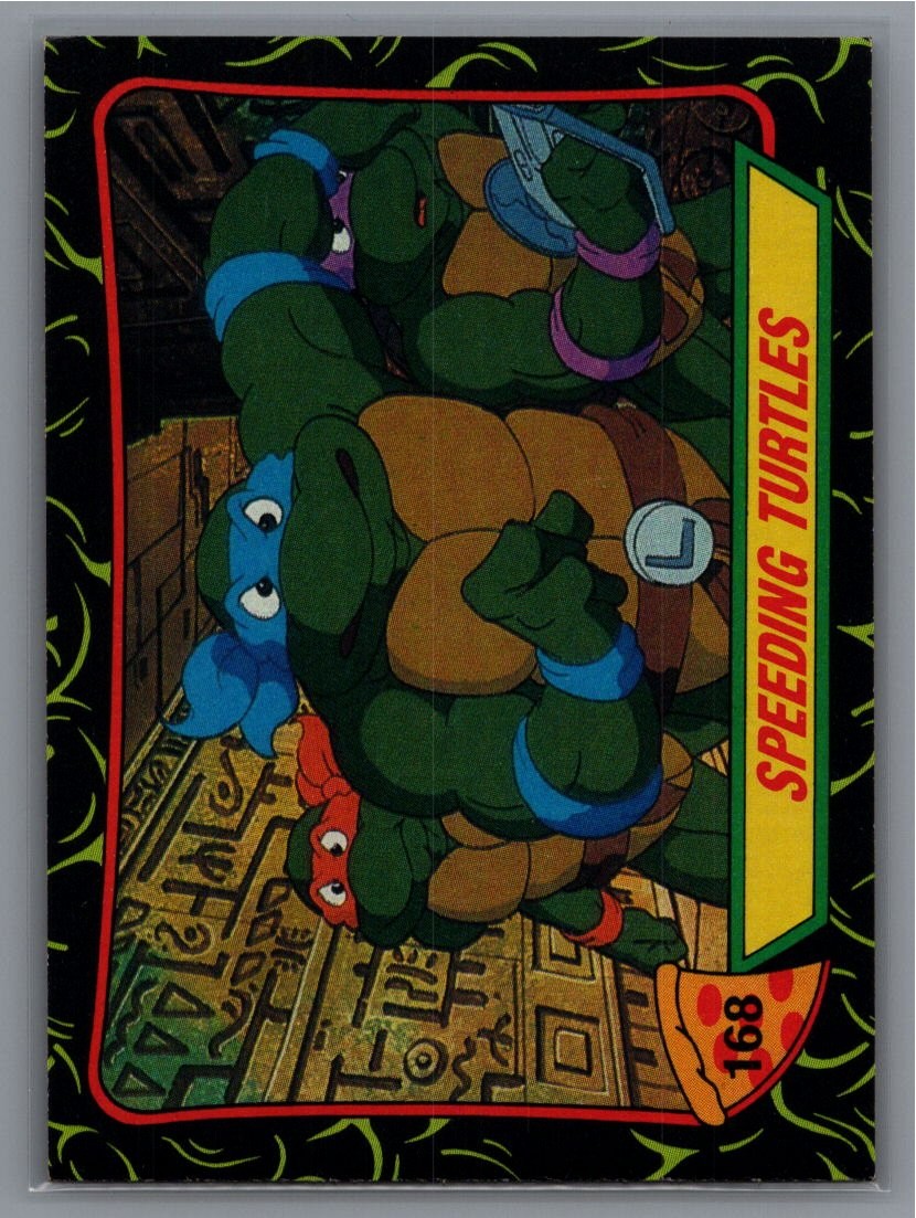 1989 Topps Teenage Mutant Ninja Turtles #168 Speeding Turtles | eBay