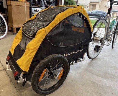 BURLEY ペットカート 自転車　専用　イエロー/ブラック中古美品 2014 Yellow Burley Tail Wagon Used | eBay