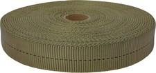 GM CLIMBING 1 inch MIL-W-5625 Nylon Tubular Webbing Milspecs 50 ft, Tan 499