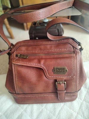 Boc Born Concepts Crossbody Leather  Brown Saddle Shoulder/Bucket/ Bag