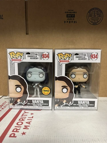 Funko Pop Umbrella Academy - #934 Vanya Chase and Common. Ships In Pop Protector