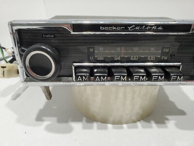 カーオーディオ Becker Europa Vintage Classic Car Radio 5 Button Classic Becker Europa Mono Car Radio Mercedes