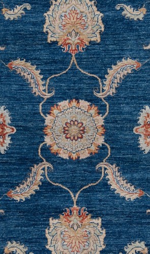 Ziegler Farahan Ribeteado a Mano Alfombra Oriental 294x204 cm-Fine Alfombra - Picture 11 of 14