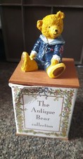 Rare Leopold Leo Teddy Bear The Antique Bear Collection R&R Hill Baby ENGLAND