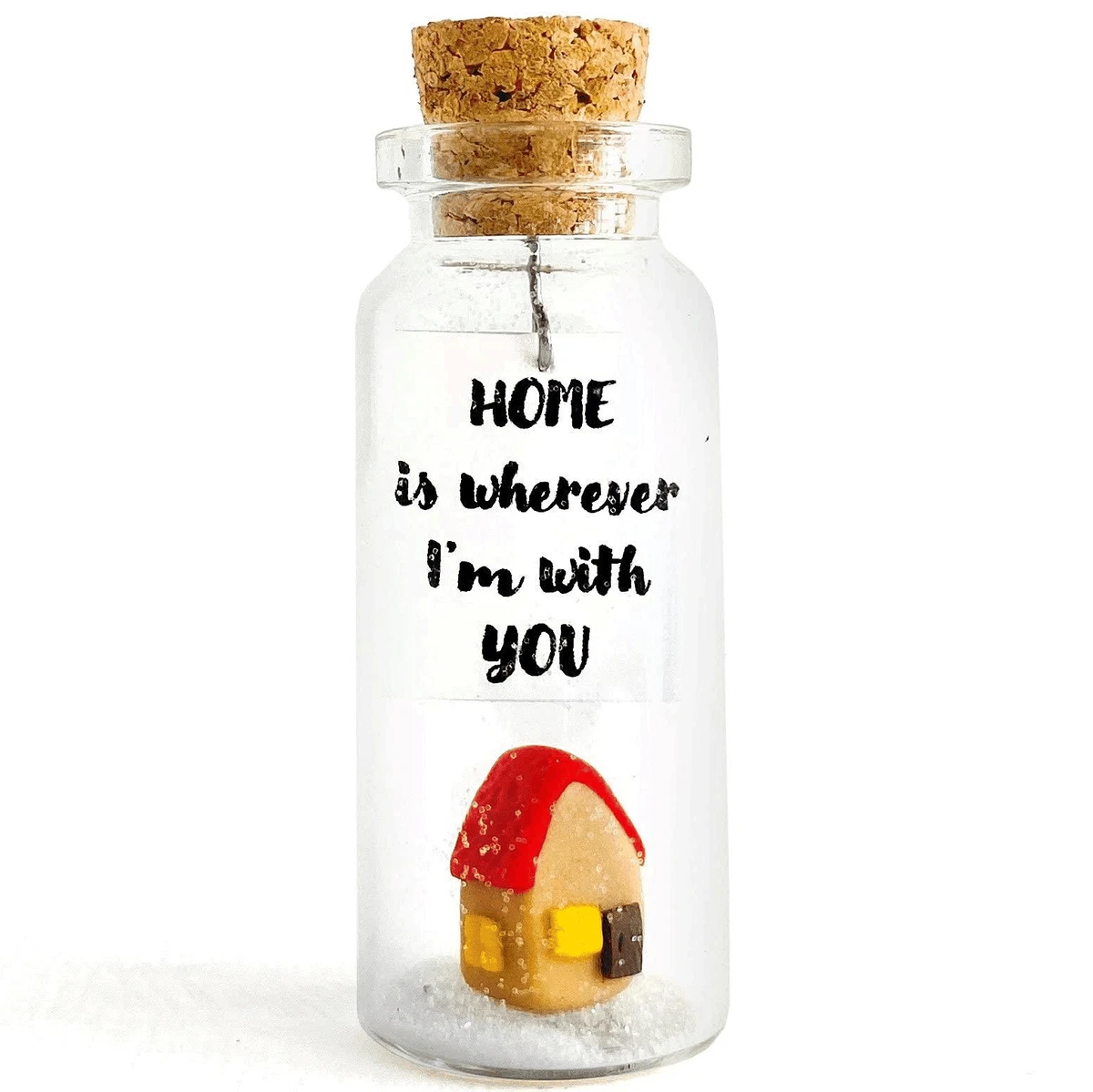 Cute Girlfriend and Boyfriend Gifts Message in a Bottle Love Gift Mini  Bottle