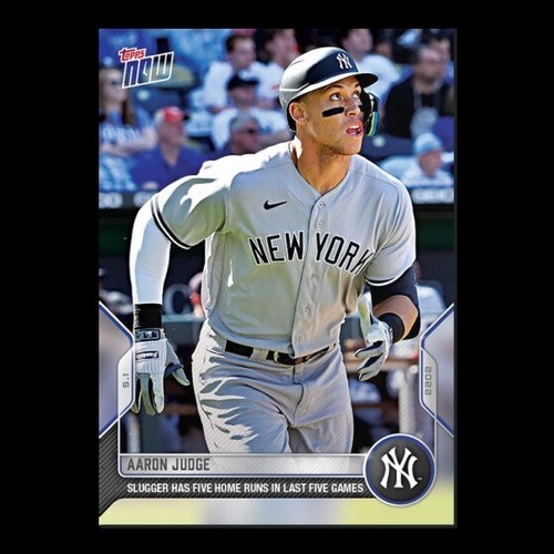 2022 Topps Now 115 Aaron Judge