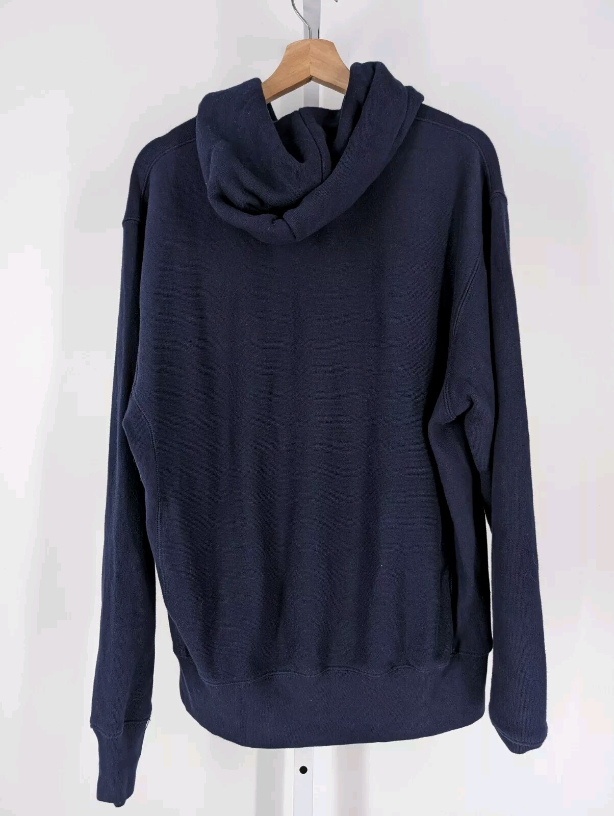 FILA Blazer da canottaggio Monster Loch Ness felpa con cappuccio ricamata blu navy M New York streetwear raglan