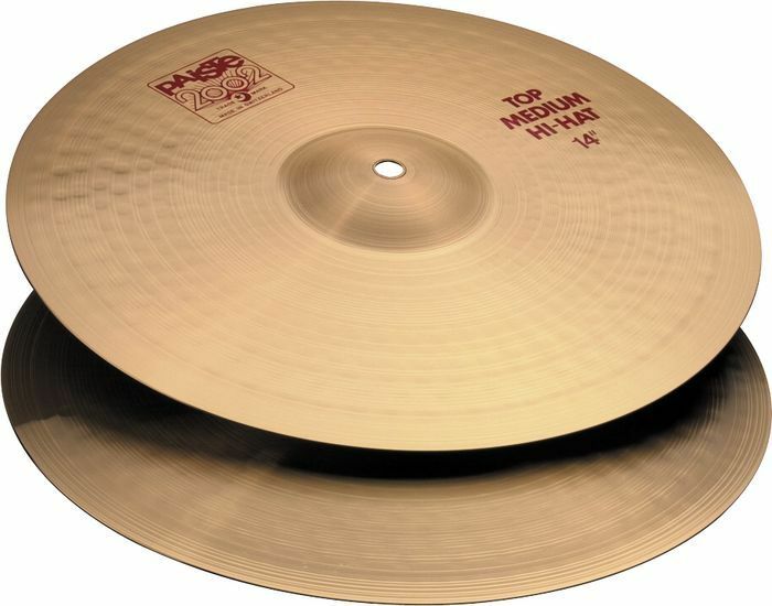 Paiste 14"" 2002 Medium Hi hats Cymbal P002MHH14