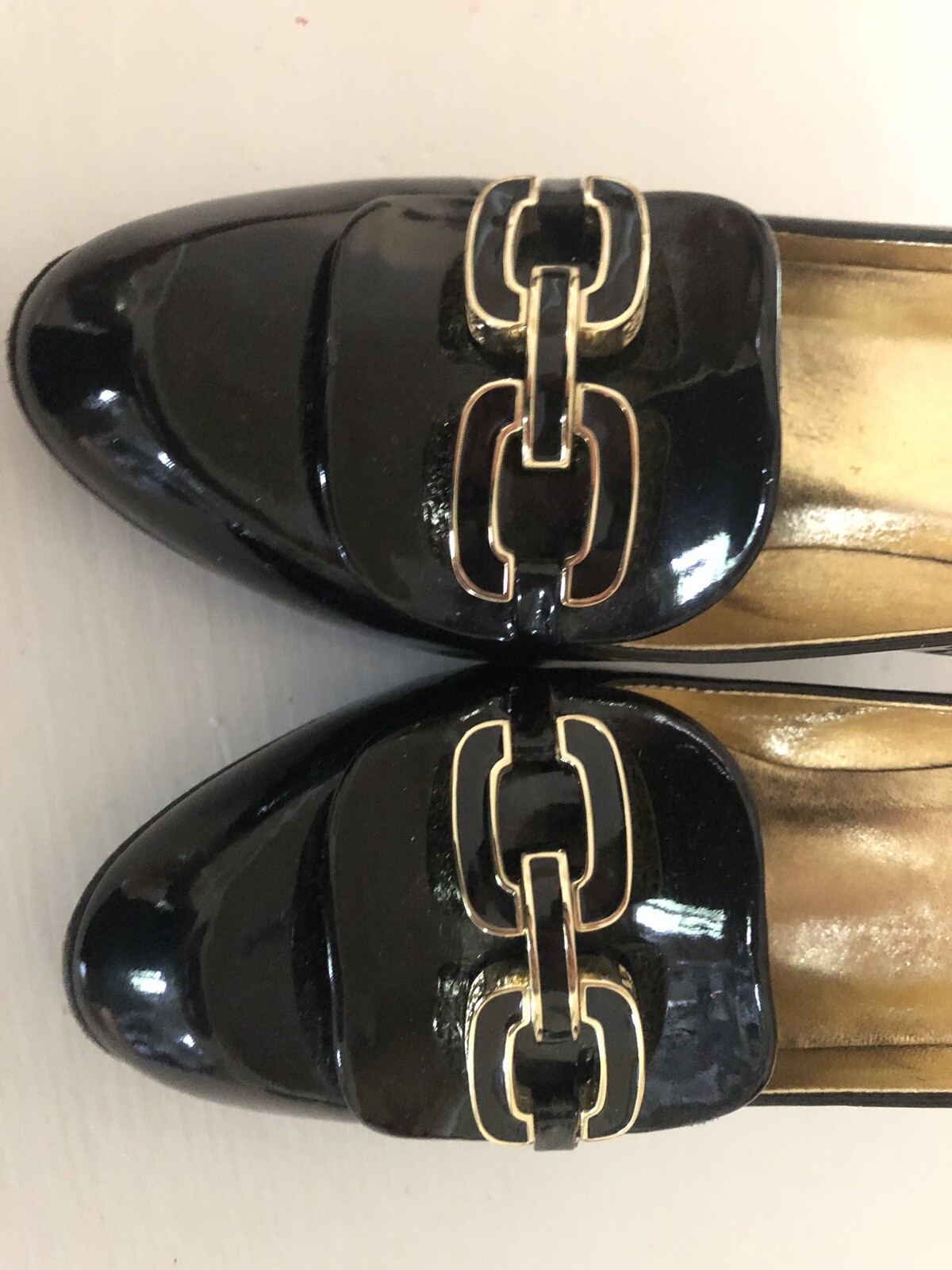 Coach Pumps Black Patent Leather Designer Professiona… Gem