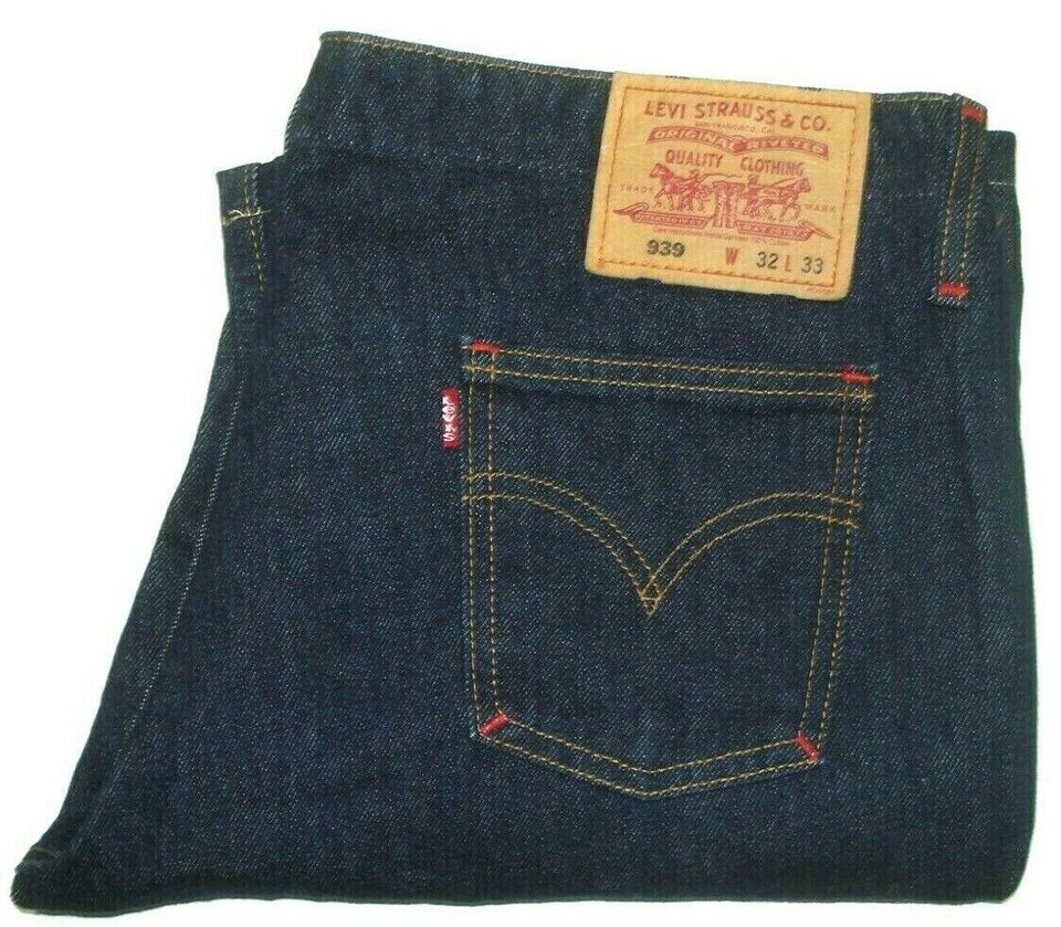 Levi's 939 Womens Size 32 Measured W34 x L31 Flared Leg Blue Denim Jeans