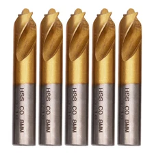 5/16" 8mm HSS Cobalt Spot Weld Drill Bits Spot Welding Remover Cutter Tool 5PCS