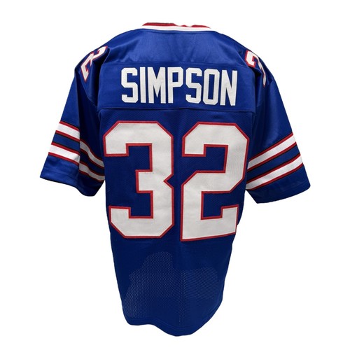 CUSTOM UNSIGNED O.J. SIMPSON BLUE JERSEY XL
