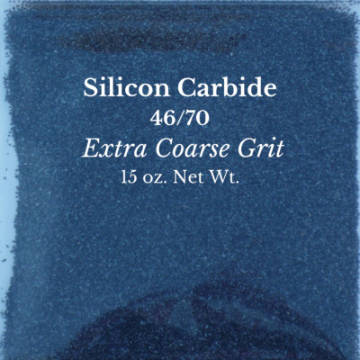 Silicon Carbide (46/70) Tumbling Grit  Extra Coarse Blend Abrasive Media 15 OZ. 