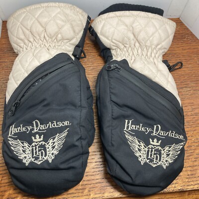 Harley Davidson 2RXT-H-DMC Winter Gloves Zipper Pouch For Heater